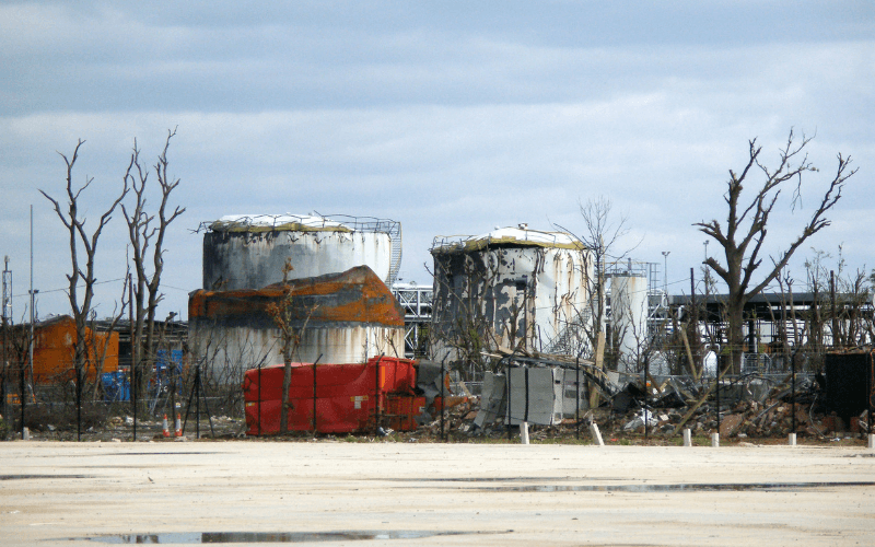 Buncefield Oil Terminal accident aftermath