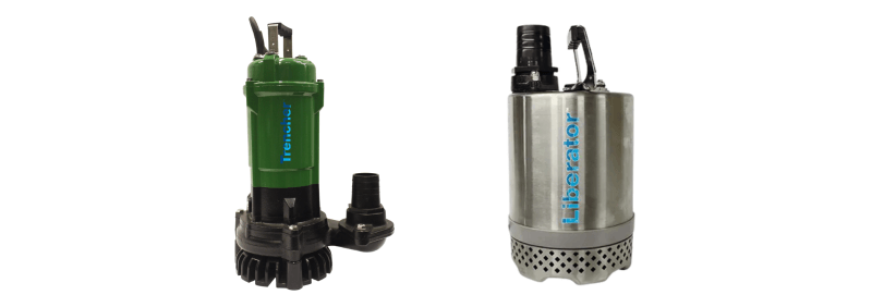 T-T Trencher and Liberator submersible pumps.