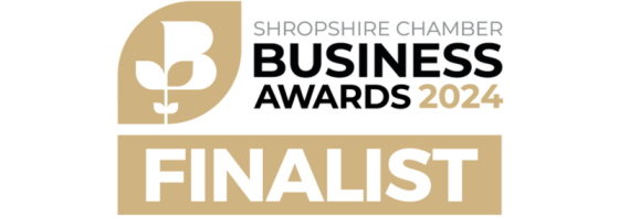 We're Finalists! Shropshire Chamber Business Awards 2024