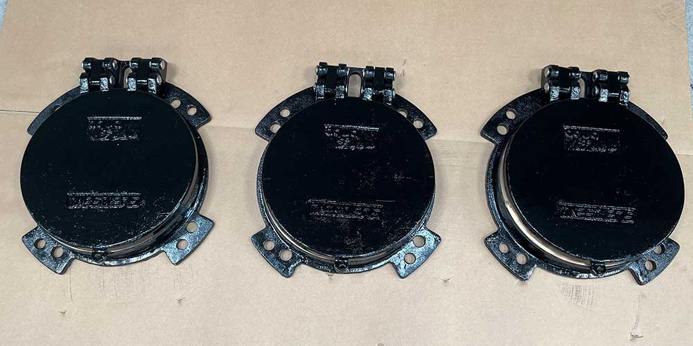 Double hinge flap valves for London infrastructure upgrade.