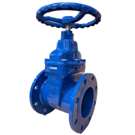 WRAS-approved Resilient seat wedge gate valve with hand wheel.