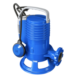 GR Blue Professional sewage pump with float switch level control.