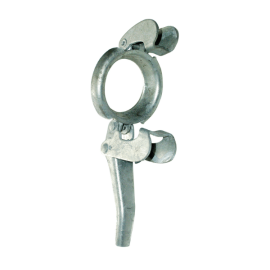 Lock closure ring coupling in galvanised mild steel.