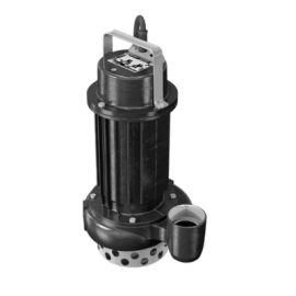 A black Zenit DRO range submersible drainage pump, with a silver handle on the top and a silver mesh screen around the bottom to filter debris.