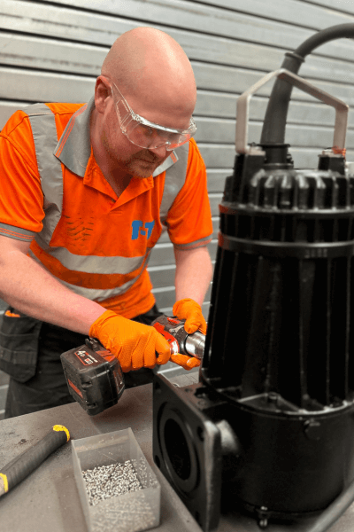 Repairs workshop pump repair