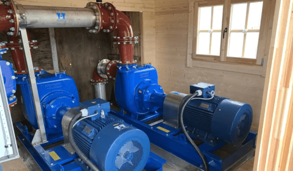 Custom freshwater pumping system.