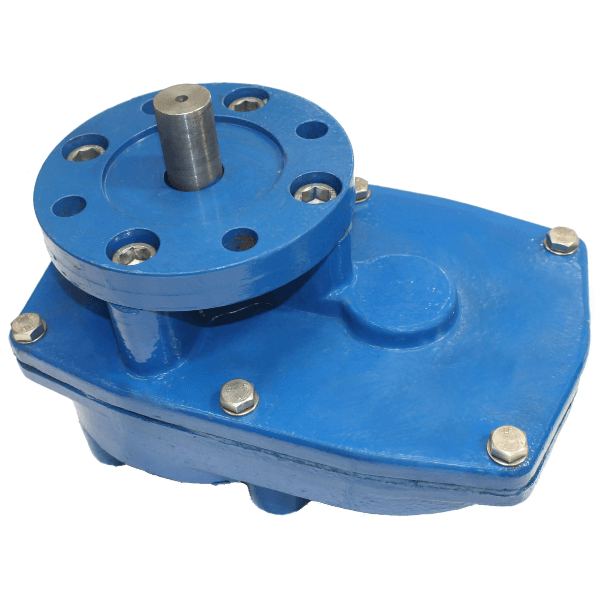 Reduction spuor gearbox for valve actuation.