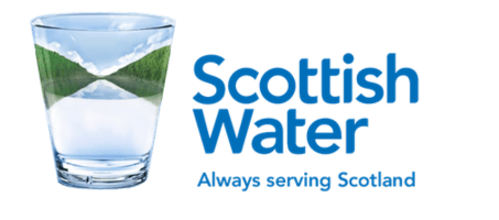 Scottish Water logo.