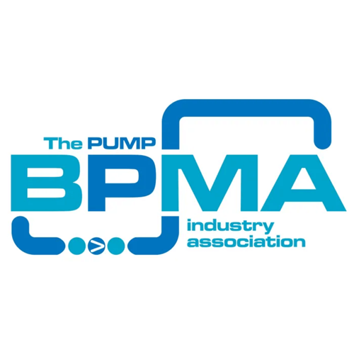 A blue logo for BPMA, the British Pump Manufacturers' Association.
